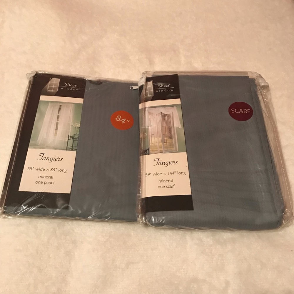🚨BUNDLE ALERT🚨Tangiers Mineral Window Panel and Scarf